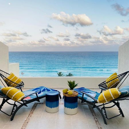 Ocean View Three Bedroom, Three Story Penthouse By The Beach Cancún Buitenkant foto