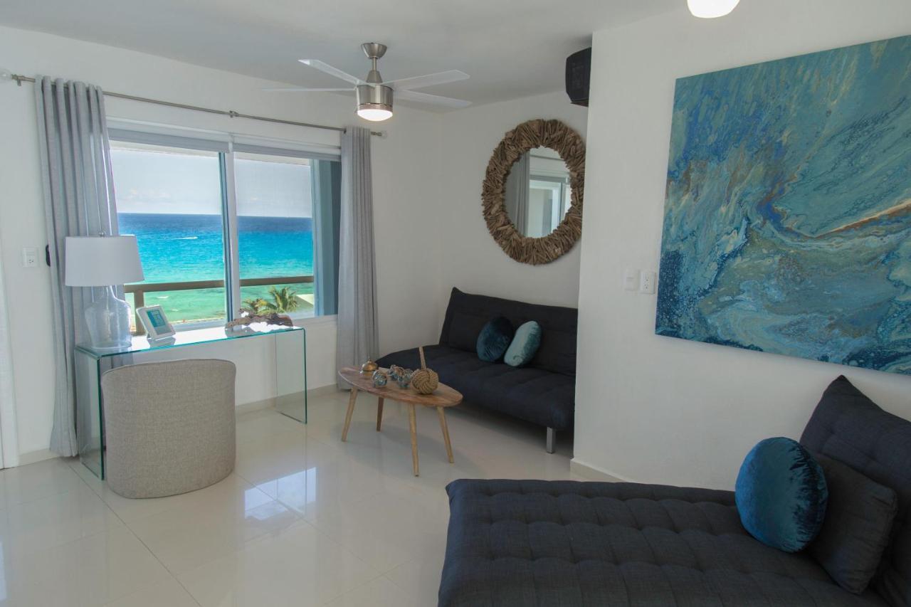 Ocean View Three Bedroom, Three Story Penthouse By The Beach Cancún Buitenkant foto