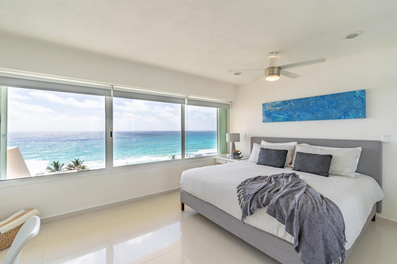 Ocean View Three Bedroom, Three Story Penthouse By The Beach Cancún Buitenkant foto